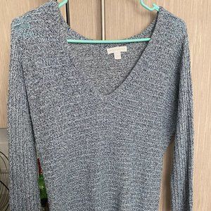 Blue V-Neck Sweater
